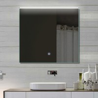 Zrcadlo THEKLA 70 s LED ovětlením (teplá / studená bílá)