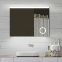 Zrcadlo SPM 82x70DP s LED osvětlením a kosmetickou lupou