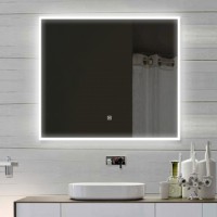 Koupelnové zrcadlo SAMUEL 80x60 s LED osvětlením